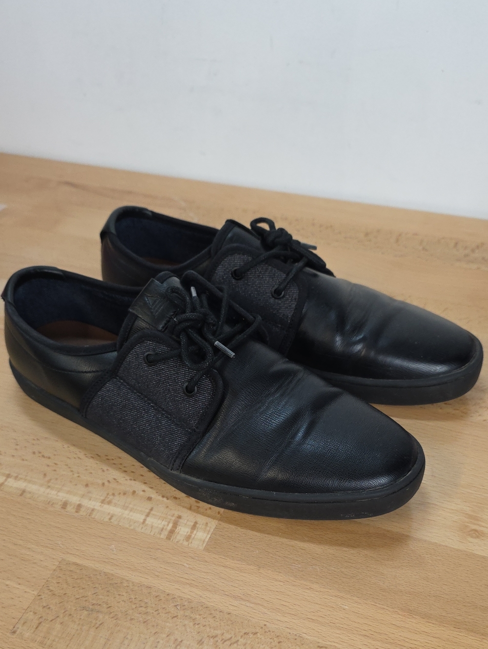 Aldo Black Men's Slip-On Lace-Up Casual Shoes 10 Men